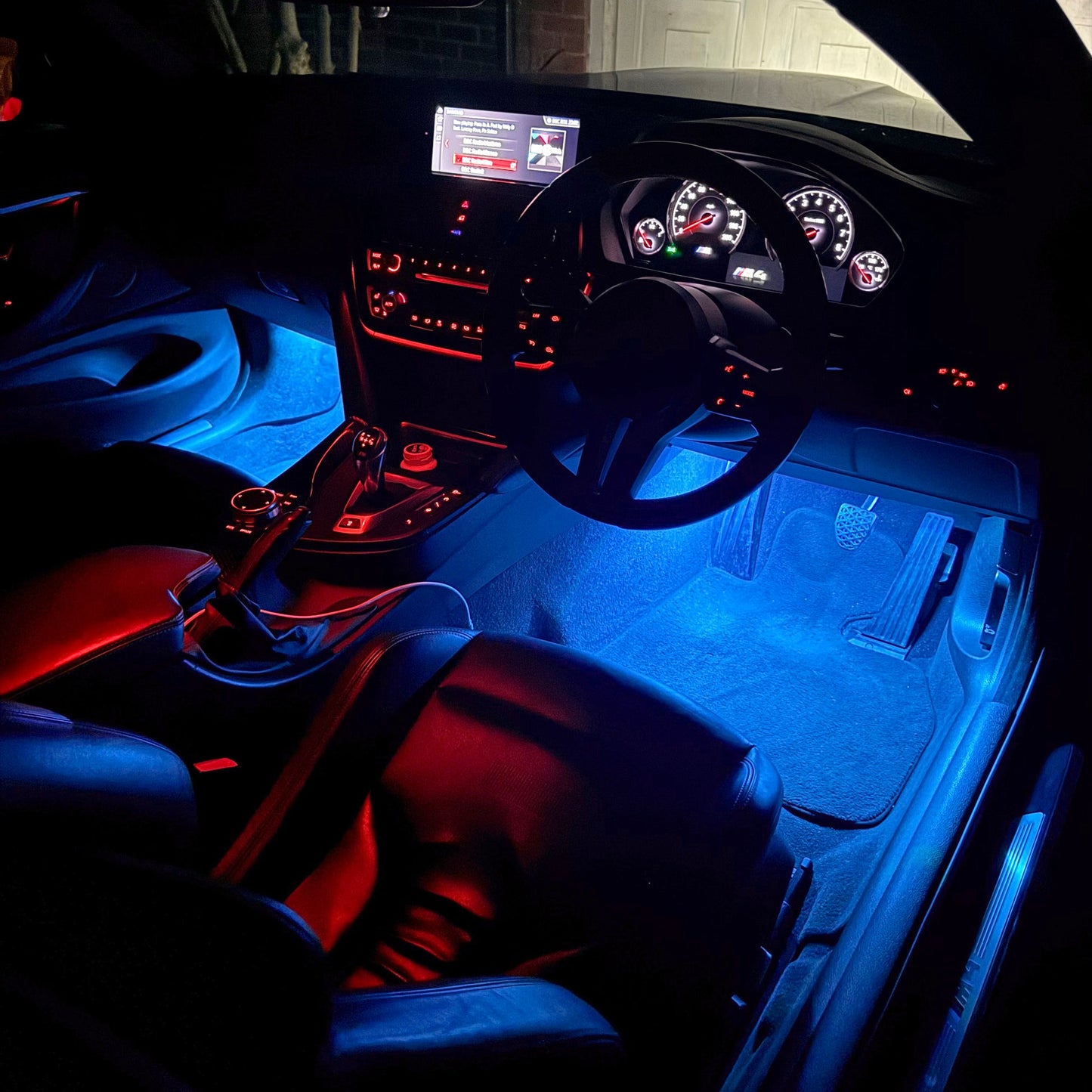4 Wireless Car Interior Ambient Lights