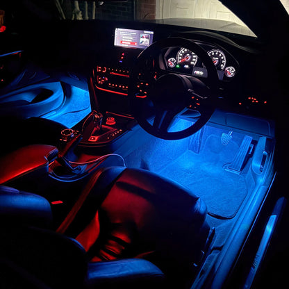 4 Wireless Car Interior Ambient Lights