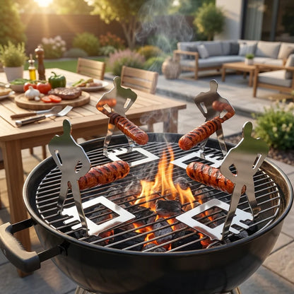 Funny Stainless Steel Sausage & Hot Dog Grill Rack