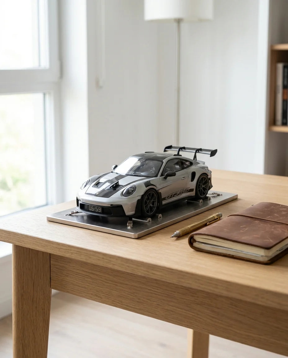 Realistic Sports Car Digital Alarm Clock with LED Display