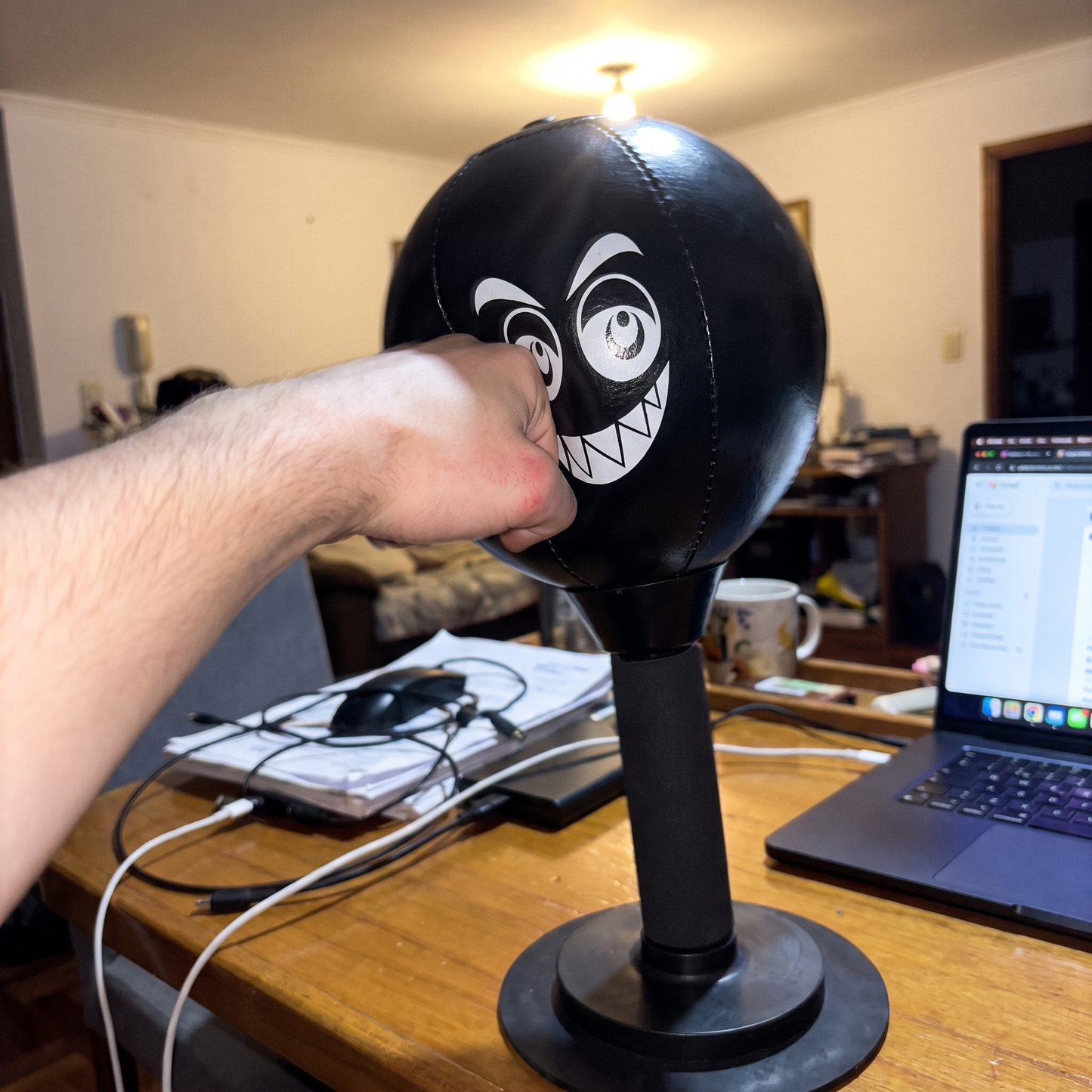 StrikeSphere Desktop Punching Ball – Stress Relief Boxing Trainer