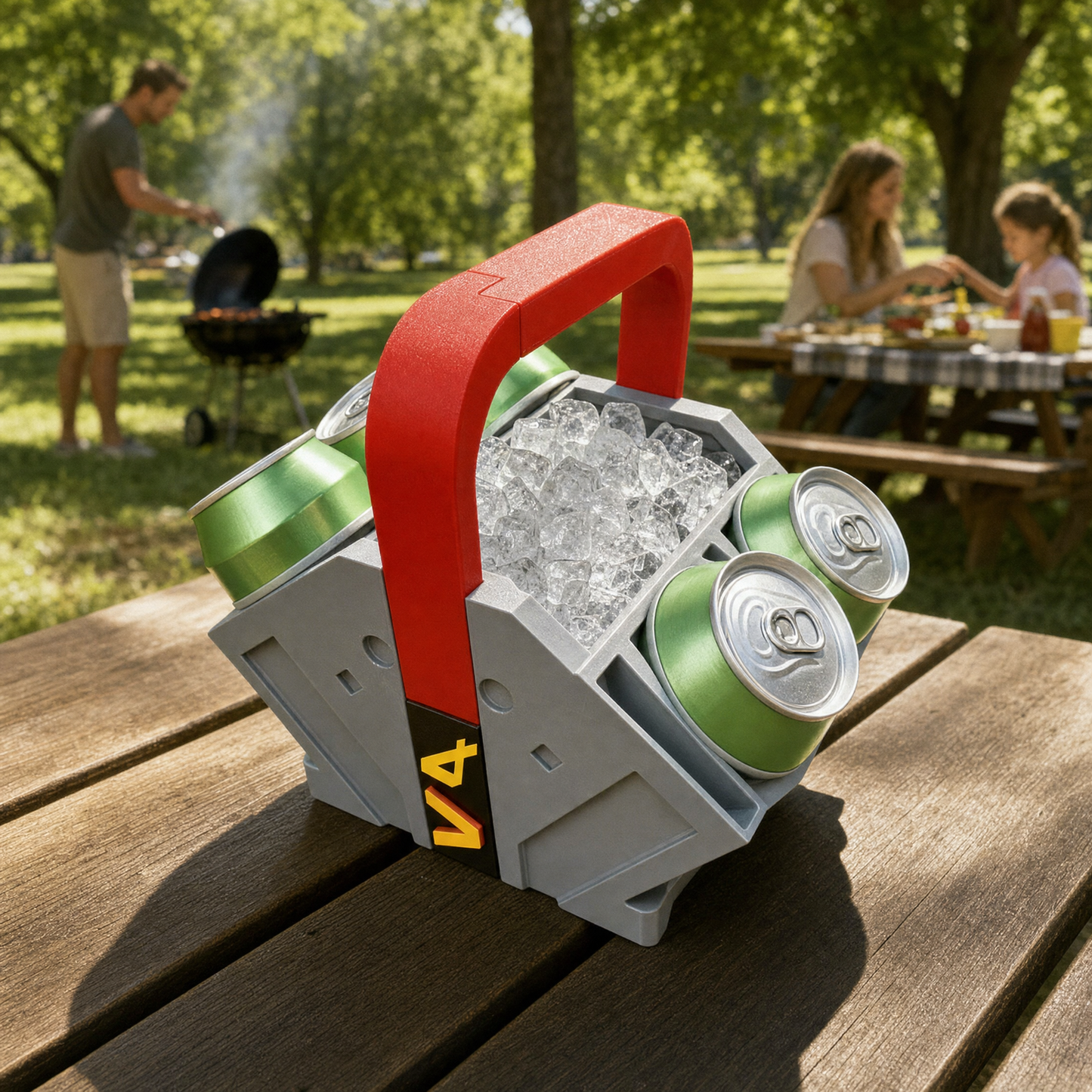 Engine Crate Can Carrier – Heavy-Duty Beverage Holder
