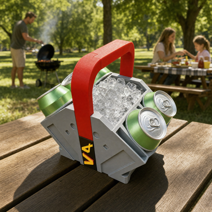 Engine Crate Can Carrier – Heavy-Duty Beverage Holder