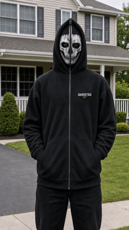 Ghosted™ Full-Coverage Zip-Up Mask Hoodie