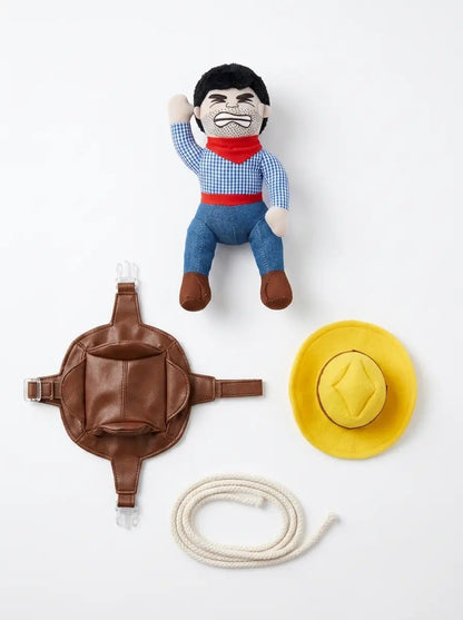 Sheriff Paws: The Ultimate Cowboy Cat Costume & Riding Outfit
