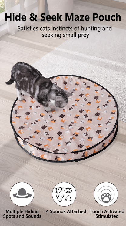 PawHunt™ Interactive Hide & Seek Cat Toy