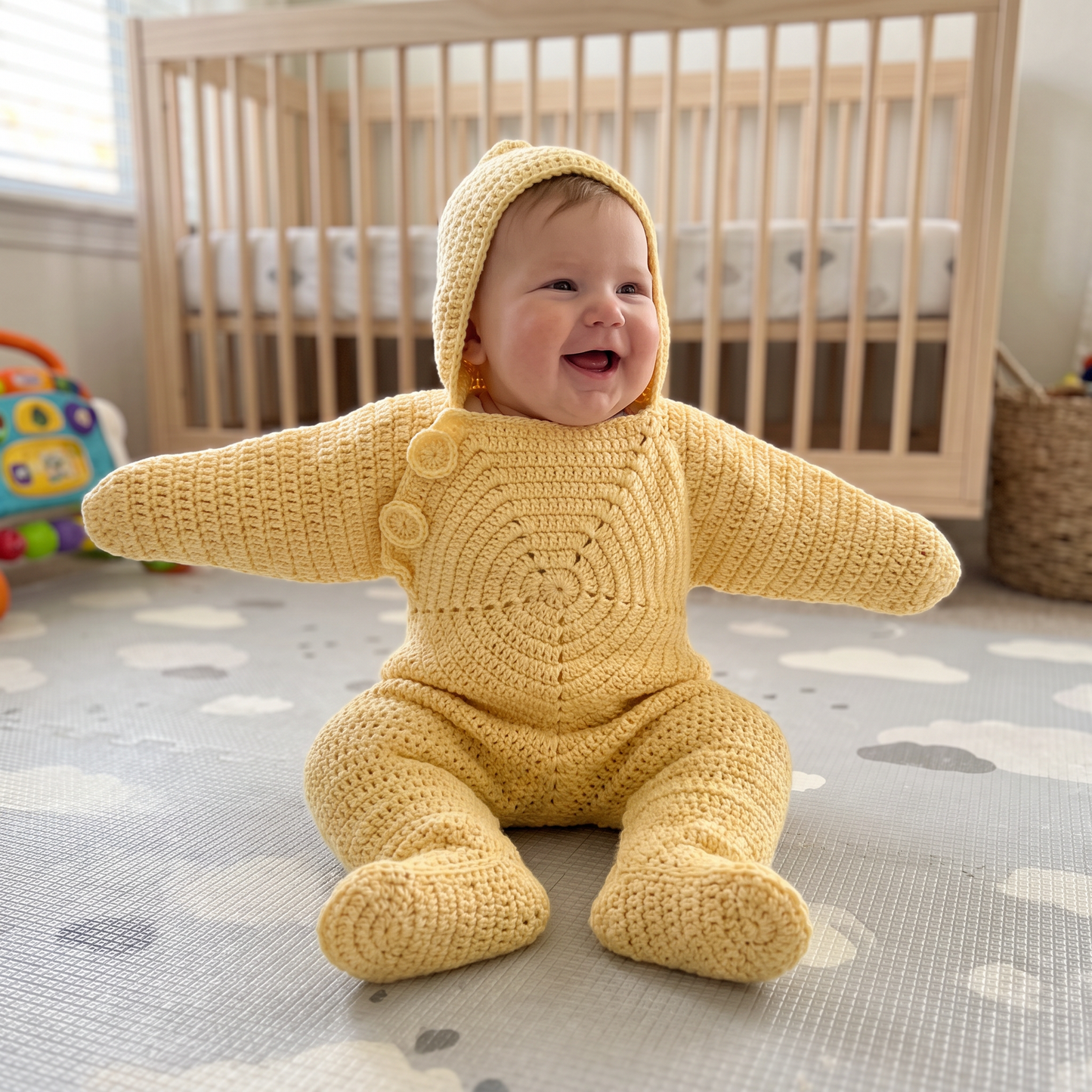 StarNest™ Crochet Baby Wrap
