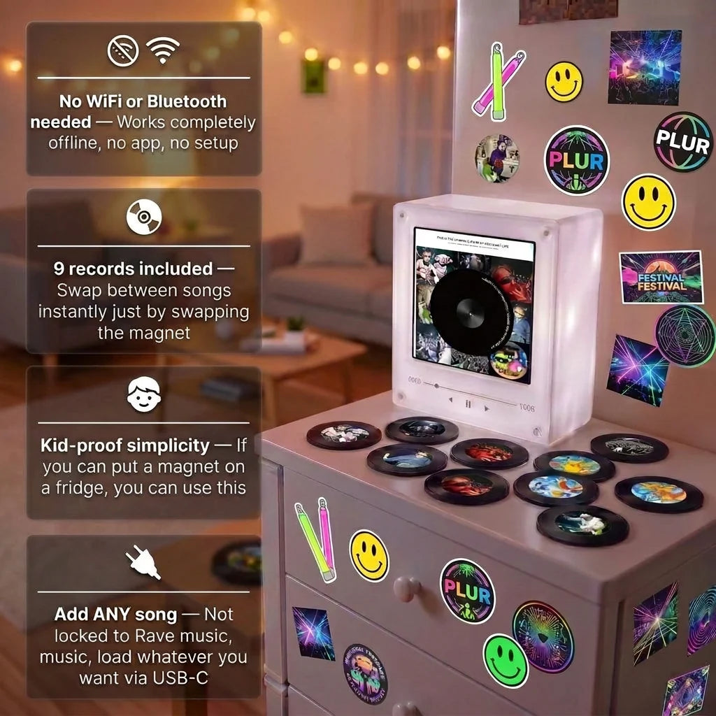 🎵 Magnetic Record Player
