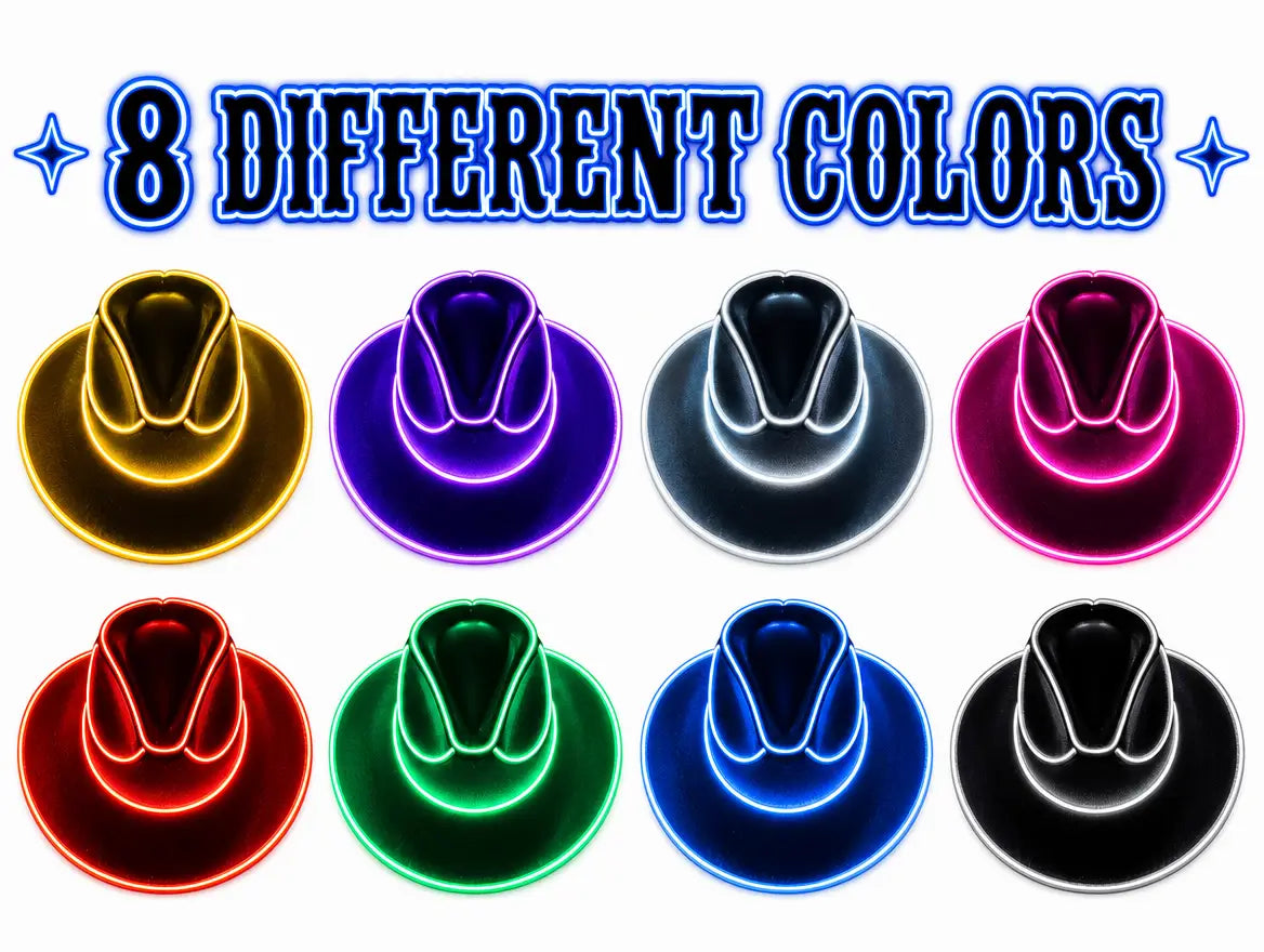RodeoGlow LED Cowboy Hat