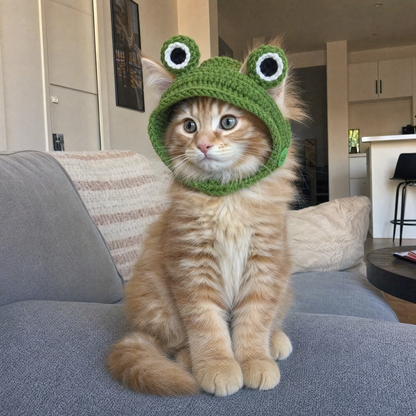 CozyWhiskers Crochet Cat Hats