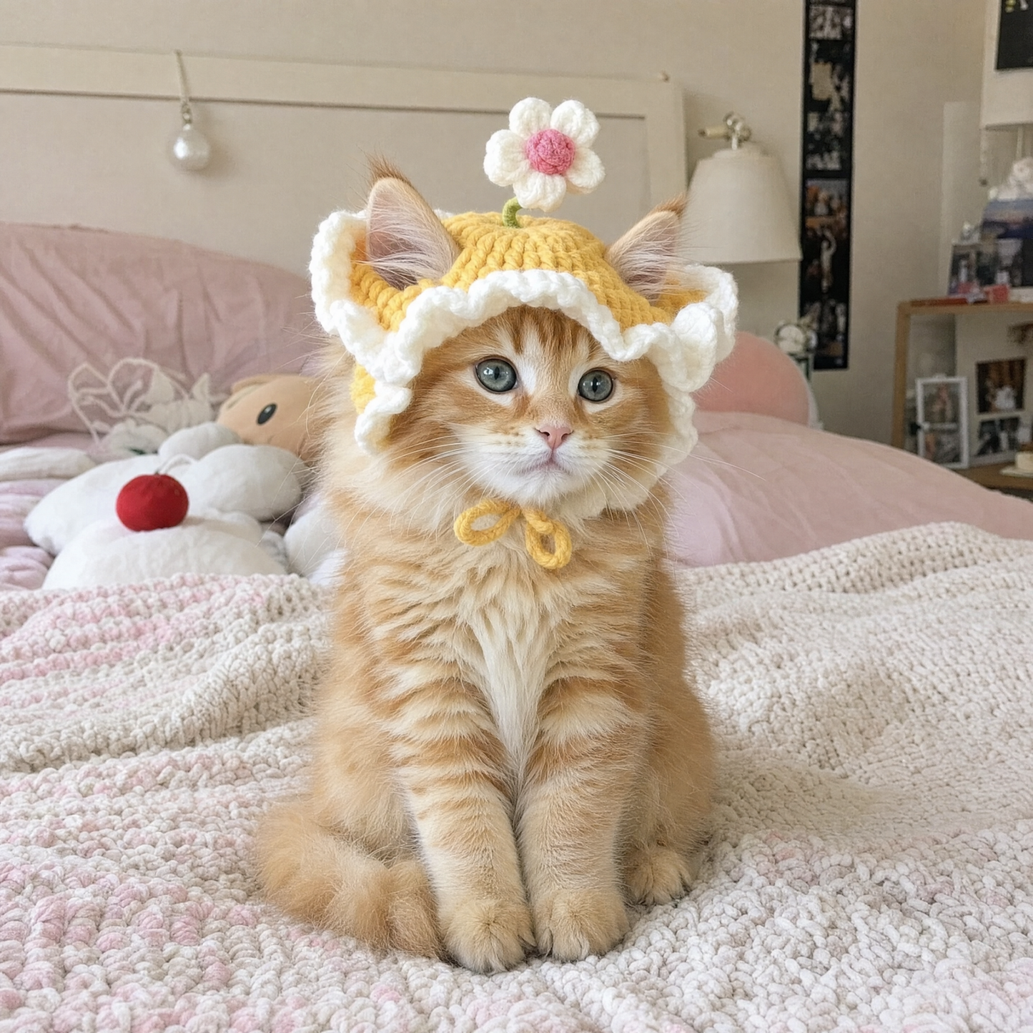 CozyWhiskers Crochet Cat Hats
