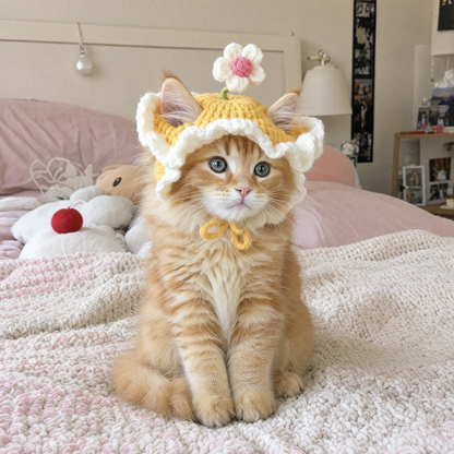 CozyWhiskers Crochet Cat Hats