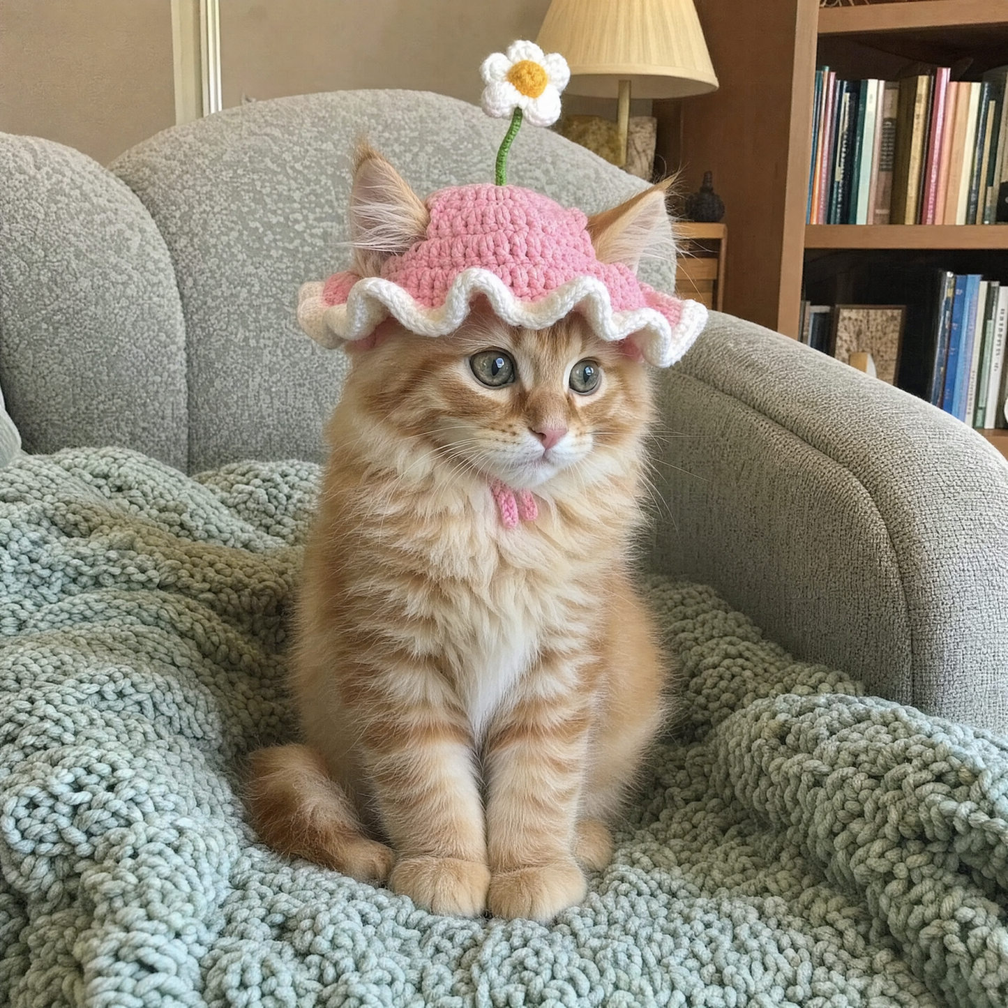 CozyWhiskers Crochet Cat Hats