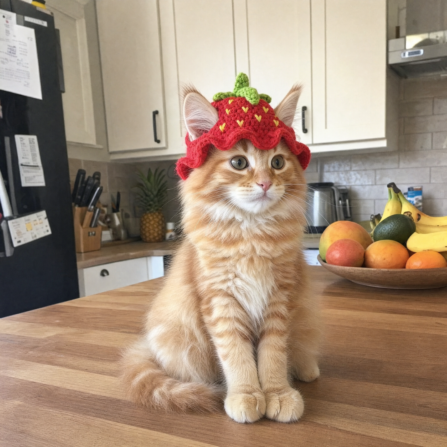 CozyWhiskers Crochet Cat Hats