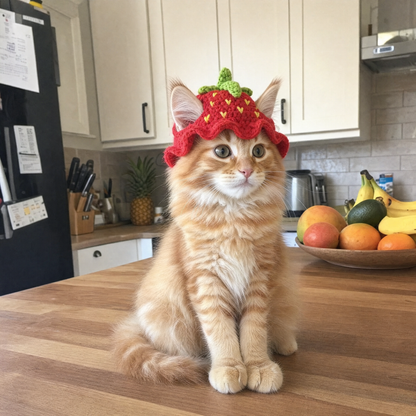 CozyWhiskers Crochet Cat Hats