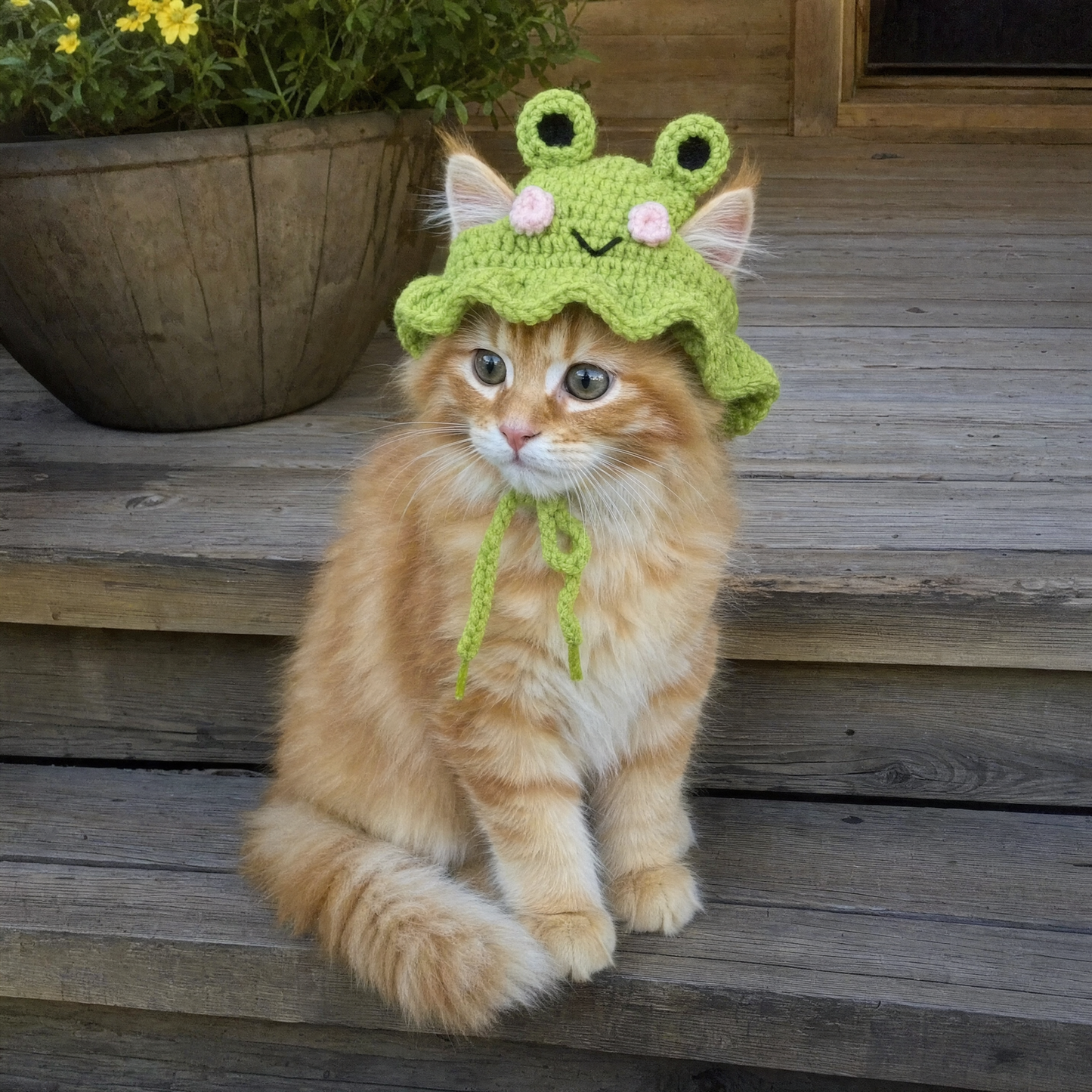 CozyWhiskers Crochet Cat Hats