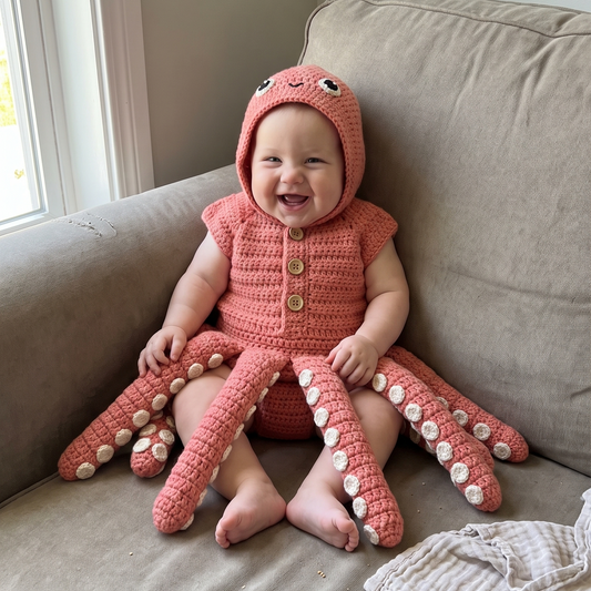 Cozy Baby Octopus Suit