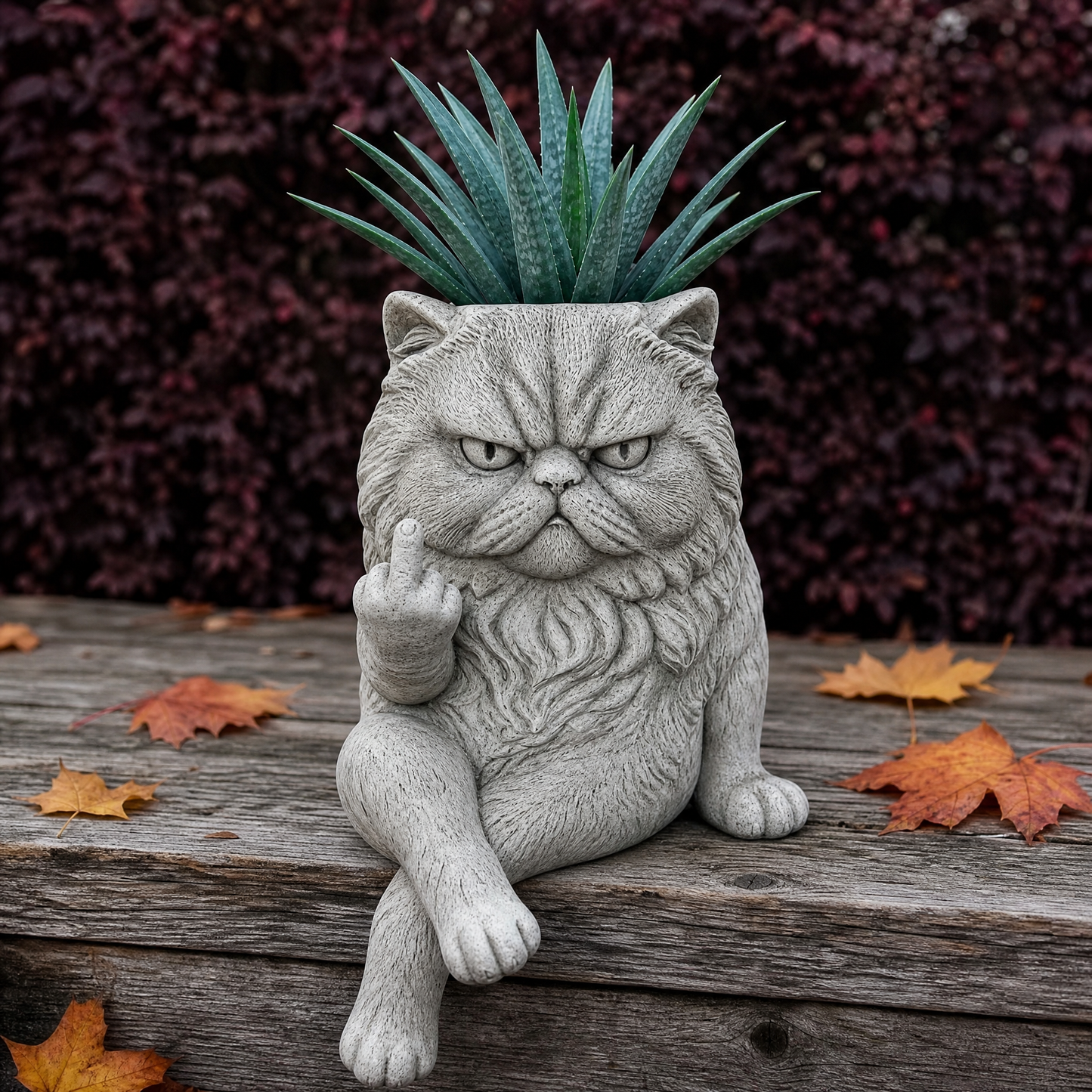 GrumpyPaws Cat Planter