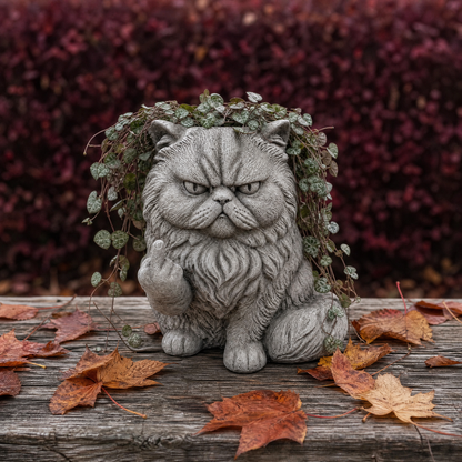GrumpyPaws Cat Planter