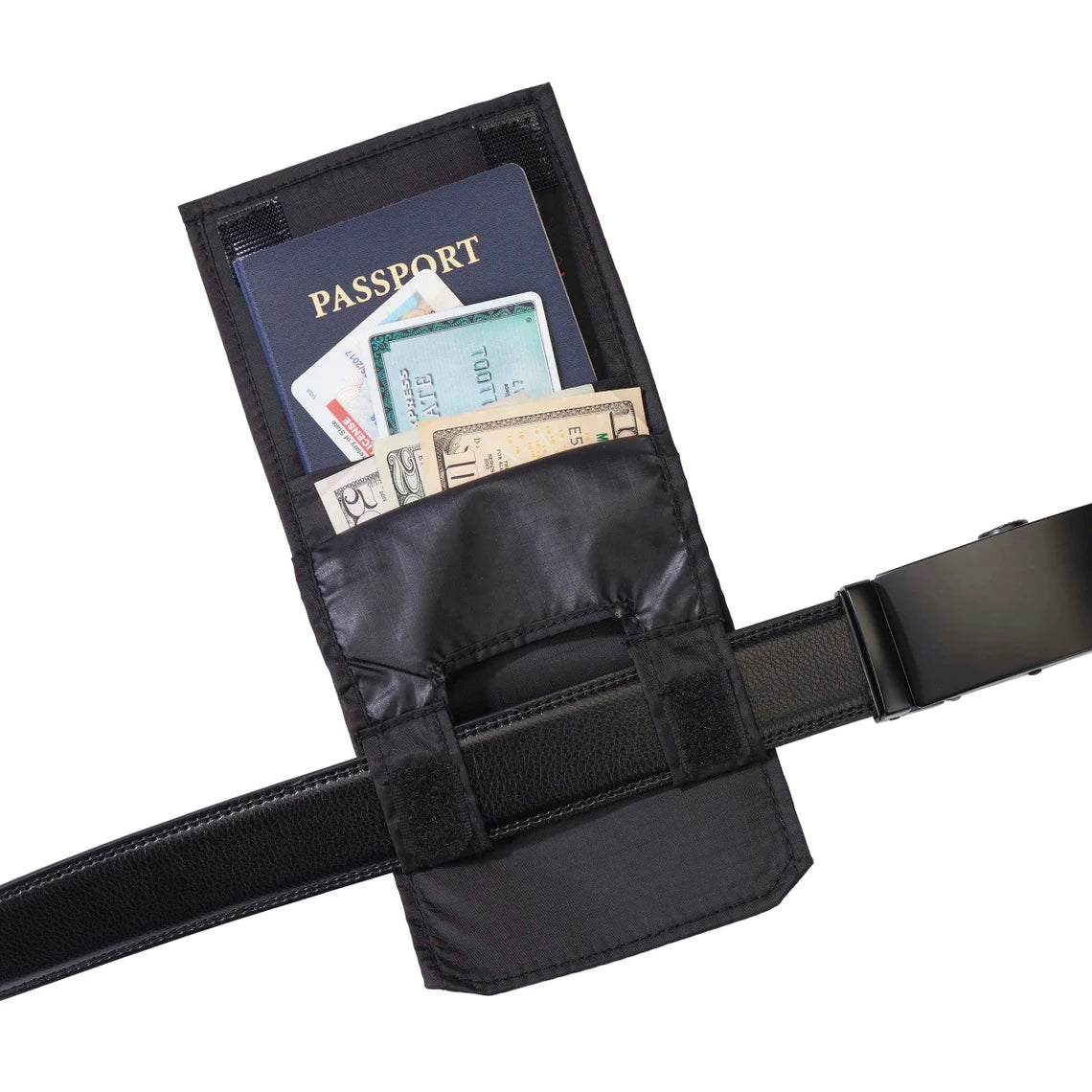 Ultralight Travel Wallet and Money Belt, Converts to Trifold, WhatPocket