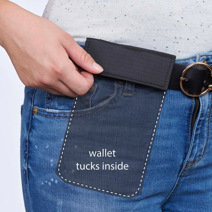 Ultralight Travel Wallet and Money Belt, Converts to Trifold, WhatPocket