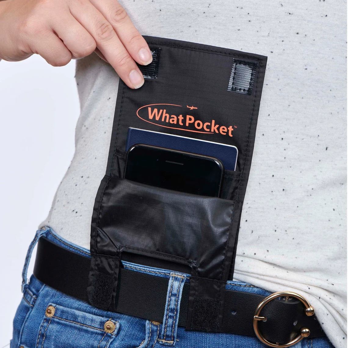 Ultralight Travel Wallet and Money Belt, Converts to Trifold, WhatPocket