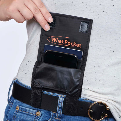 Ultralight Travel Wallet and Money Belt, Converts to Trifold, WhatPocket