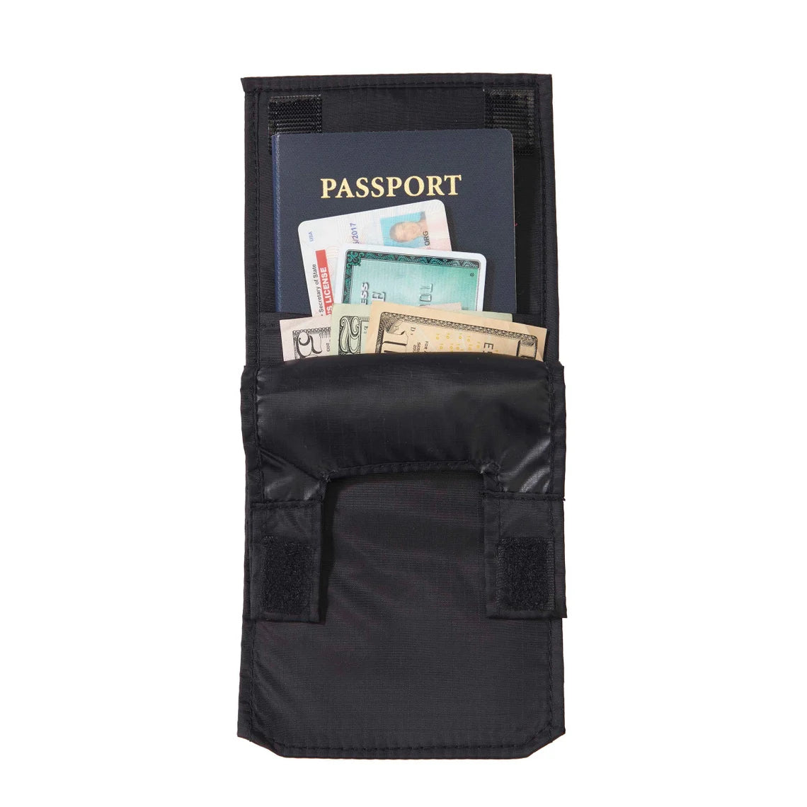 Ultralight Travel Wallet and Money Belt, Converts to Trifold, WhatPocket