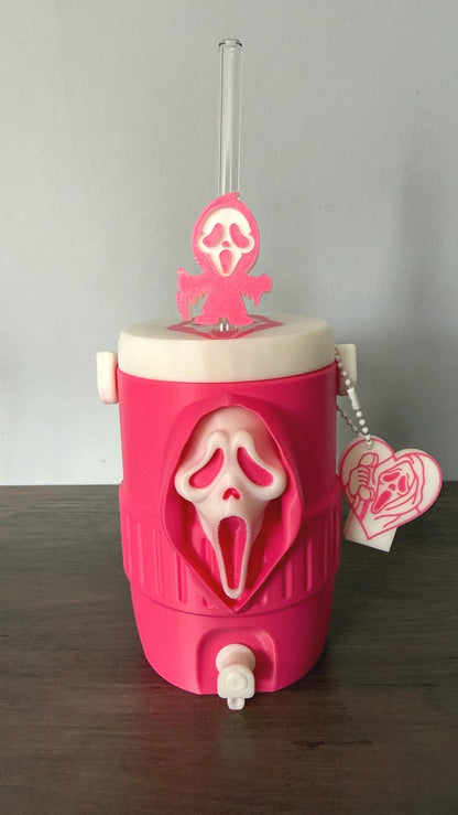 ScreamSip™ Horror Can Holder with Lid, Straw Topper & Can Opener
