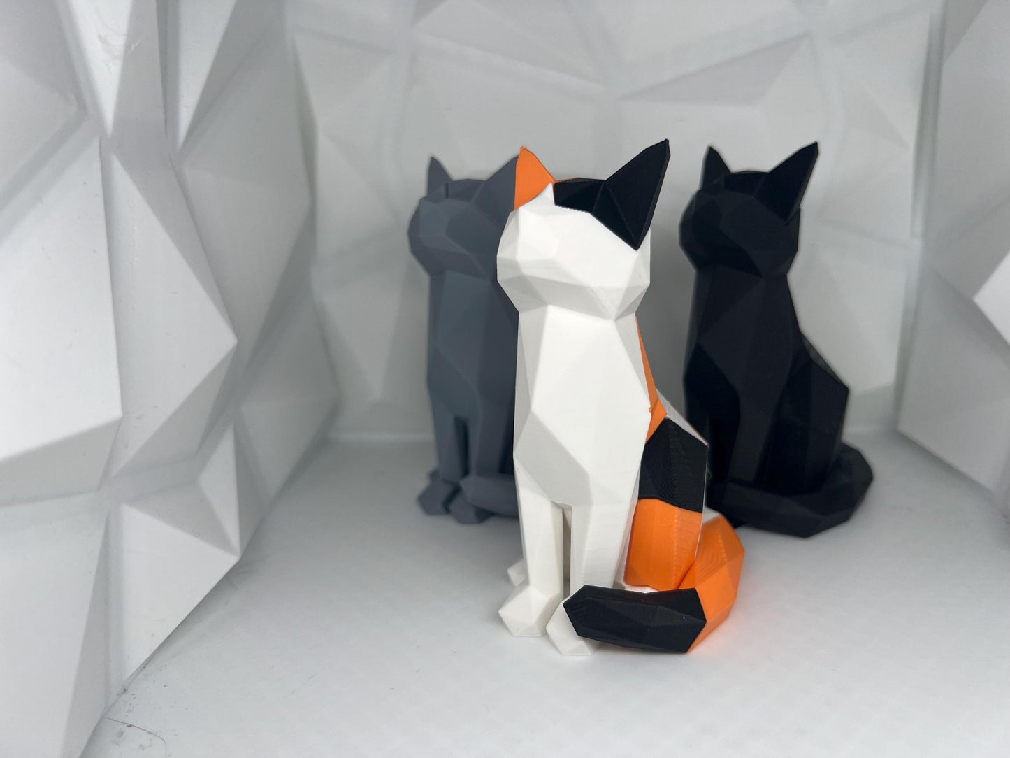 Cat Puzzle | Magnetic Puzzle | LowPoly Puzzle | 3D Puzzle | Customizable Cat | Cat Toy