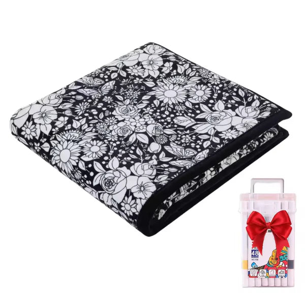 Coloring blanket
