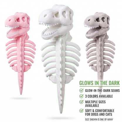 DinoSkeleton Plush Pet Toy