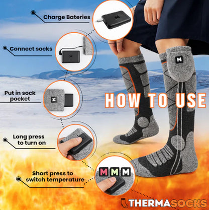 Warm Feet All Day with ThermaSocks