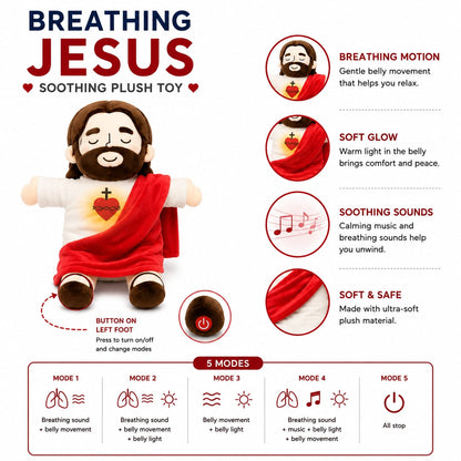 Jesus Breathing Plush 🙏