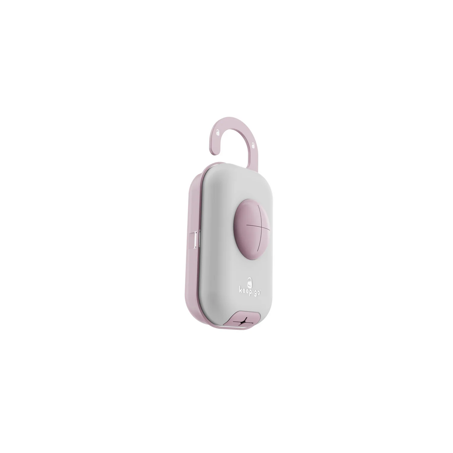 Baby pink Diaper Bag Wipe Dispenser | 3-in-1 Portable Diaper Caddy Organizer