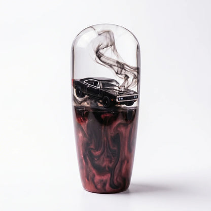 Crystal Resin Car Shift Knob – Realistic Mini Car Model Gear Shifter