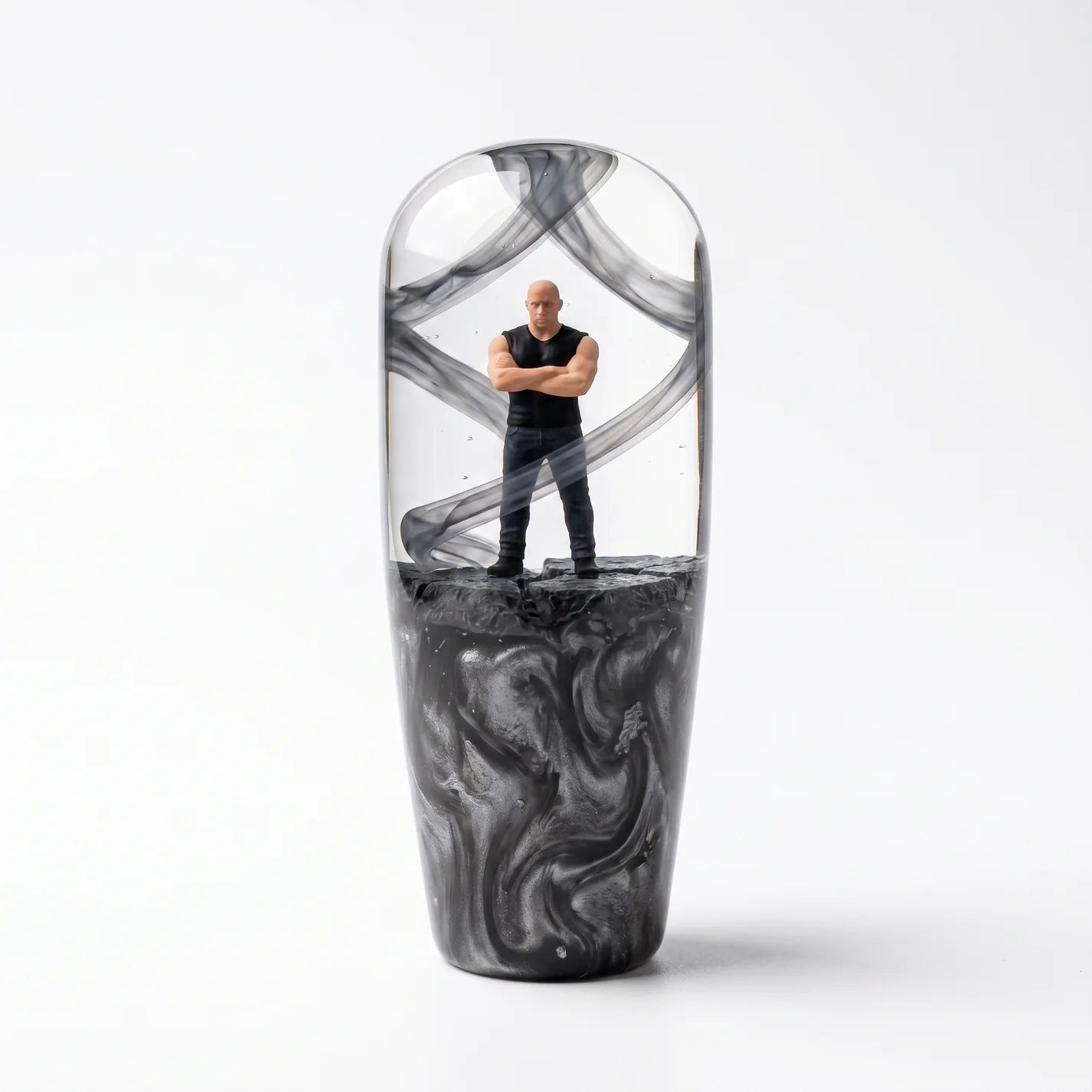 Crystal Resin Car Shift Knob – Realistic Mini Car Model Gear Shifter