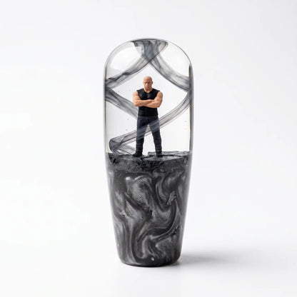 Crystal Resin Car Shift Knob – Realistic Mini Car Model Gear Shifter