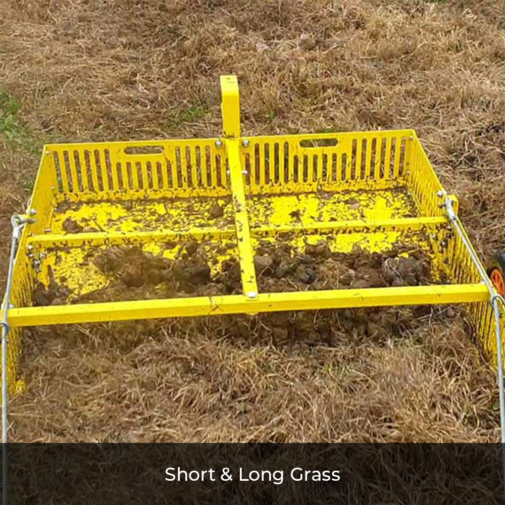 Scoop'N'Tow 2-in-1 Manure Scooper / Paddock Field Cleaner + Trailer