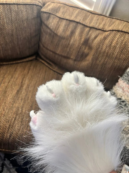 Fur Plush Furry Cat Claw Gloves