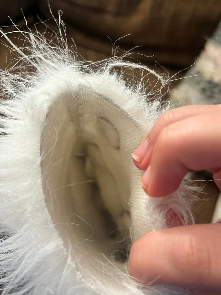Fur Plush Furry Cat Claw Gloves