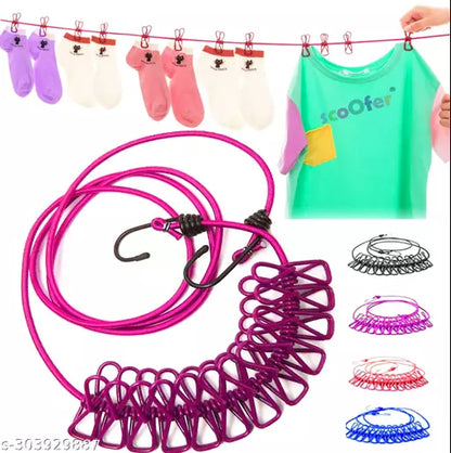 Portable Washing Line Elastic Clothes Line for Travel