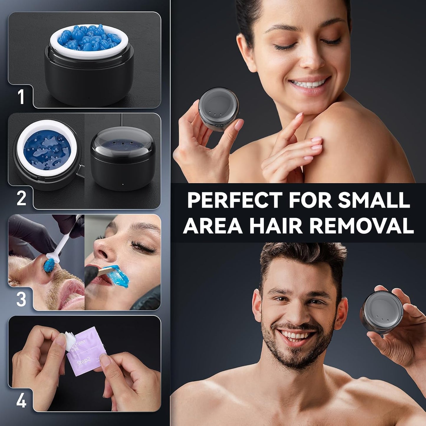 SmoothEase Nose & Brow Wax Kit