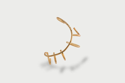 Gold Plated Multi Hoops Ear Cuff