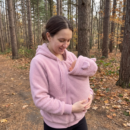 SnuggleNest Baby Fleece Hoodie 🐻🤍