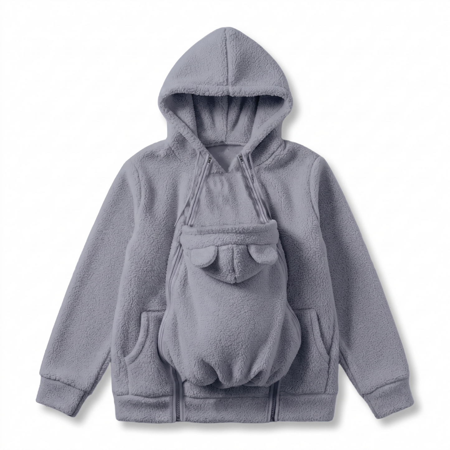 SnuggleNest Baby Fleece Hoodie 🐻🤍