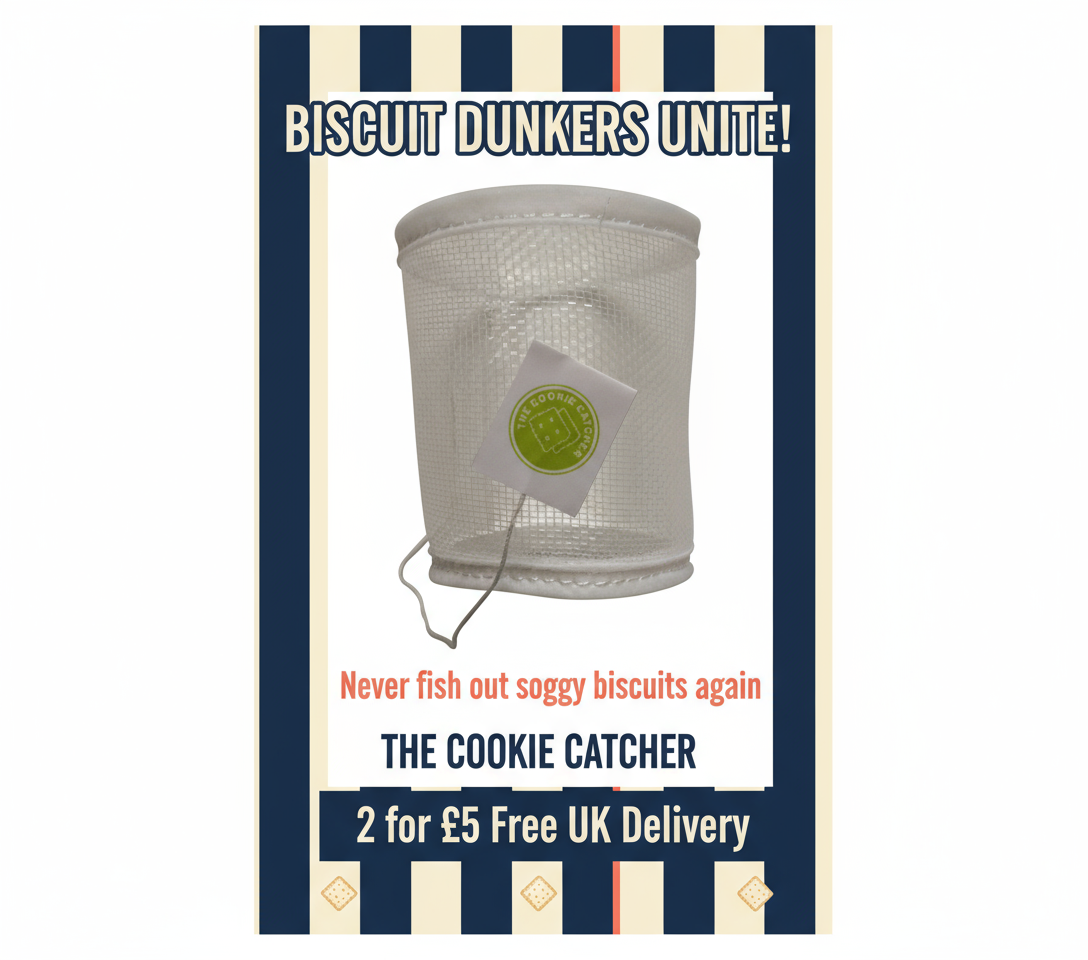 The Cookie Catcher – Mug Biscuit Saver (2-Pack) | Perfect Gift for Tea Lovers