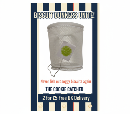 The Cookie Catcher – Mug Biscuit Saver (2-Pack) | Perfect Gift for Tea Lovers