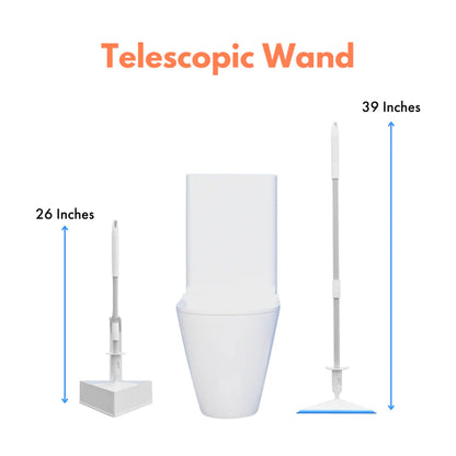 Mini Bathroom Mop & Holder System