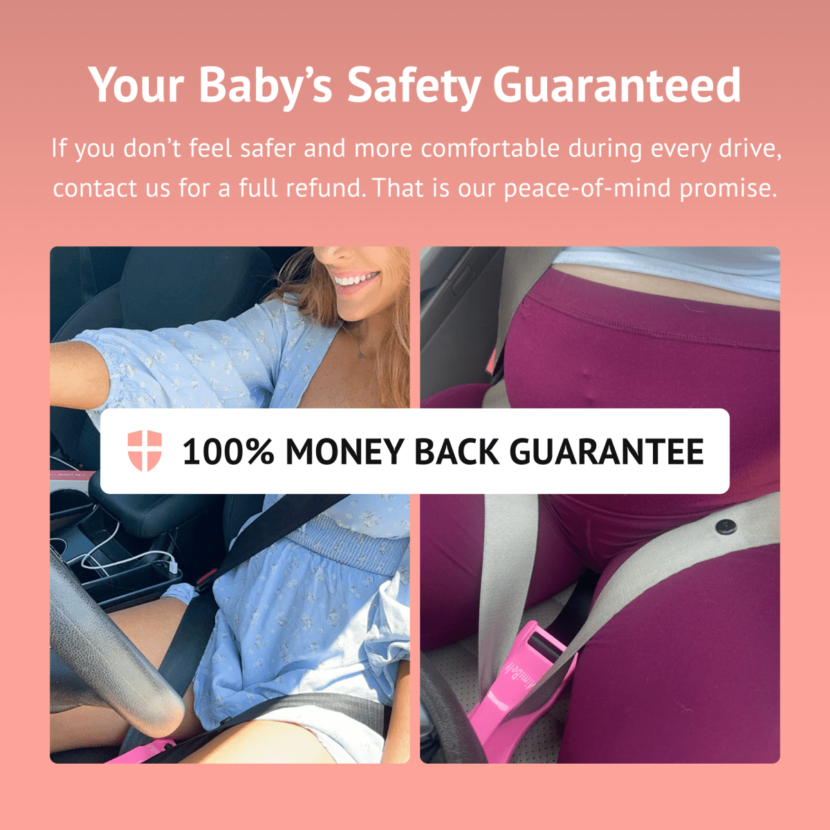 BumpEase Pregnancy Seat Belt Positioner